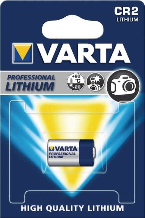 Varta Lithium CR2 -paristo, 3 V ryhmässä KODINELEKTRONIIKKA / Paristot & Laturit / Akut / Muut @ TP E-commerce Nordic AB (38-41953)