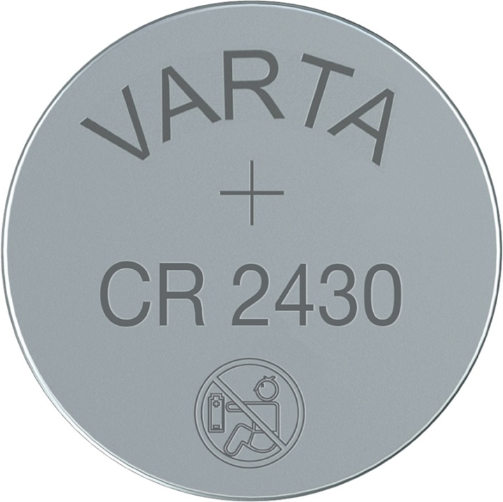 Varta CR2430 -paristo, 3 V, lithium ryhmässä KODINELEKTRONIIKKA / Paristot & Laturit / Akut / Nappiparistot @ TP E-commerce Nordic AB (38-41984)