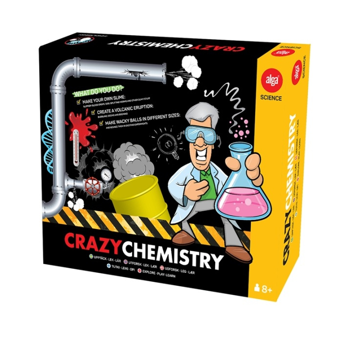 Alga Crazy Chemistry ryhmässä LELUT, TUOTTEET LAPSILLE JA VAUVOILLE / Leikkikalut, Askartelu &Pelit / Kokeilu ja tee-se-itse @ TP E-commerce Nordic AB (38-70142)
