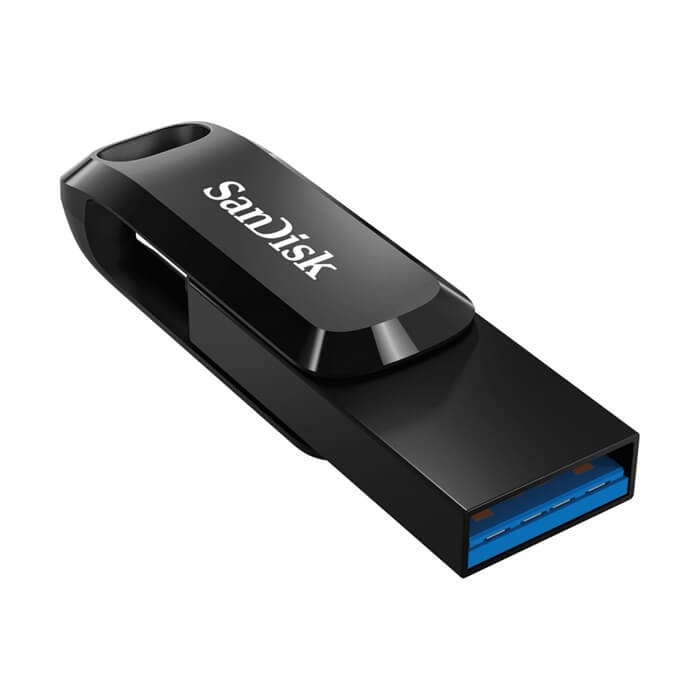 SANDISK USB Dual Drive Go Ultra 64GB, USB-C & USB 3.1 ryhmässä KODINELEKTRONIIKKA / Tallennusvälineet / USB-muistitikku / USB 3.1 @ TP E-commerce Nordic AB (38-91425)