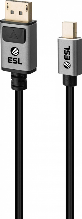 ESL Gaming 8K DisplayPort till mini DisplayPort 1.4 kabel, 1m, FYNDVARA ryhmässä TIETOKOONET & TARVIKKEET / Kaapelit & Sovittimet / DisplayPort / Kaapelit @ TP E-commerce Nordic AB (38-97613)
