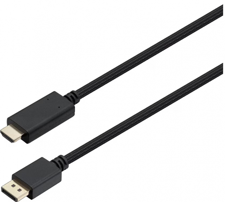 Sandstrøm DisplayPort till HDMI-kabel, 1,8m ryhmässä TIETOKOONET & TARVIKKEET / Kaapelit & Sovittimet / DisplayPort @ TP E-commerce Nordic AB (38-97615)