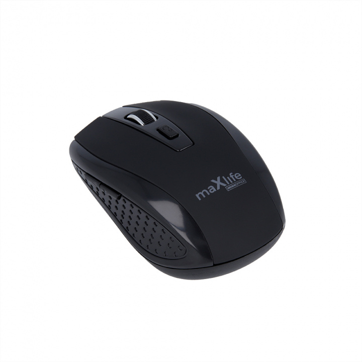 Maxlife Home Office MXHM-02 wireless optical mouse 800/1000/1600 DPI, Black ryhmässä TIETOKOONET & TARVIKKEET / Hiiret & Näppäimistöt / Hiiret / Langattomat @ TP E-commerce Nordic AB (38-99431)