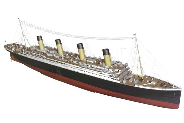 1:144 RMS Titanic Complete -Wooden hull ryhmässä URHEILU, VAPAA-AIKA JA HARRASTUS / Harrastus / Puumallit / Alukset @ TP E-commerce Nordic AB (A05445)
