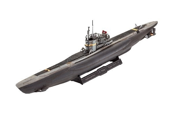 Revell German Submarine Type VII C/41 ryhmässä URHEILU, VAPAA-AIKA JA HARRASTUS / Harrastus / Muovimallit / Alukset @ TP E-commerce Nordic AB (A07771)