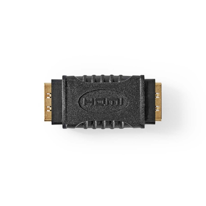 Nedis HDMI™ -sovitin | HDMI™ Ulostulo | HDMI™ Ulostulo | Kullattu | Suora | ABS-Muovi | Musta | 1 kpl | Laatikko ryhmässä KODINELEKTRONIIKKA / Kaapelit & Sovittimet / HDMI / Sovittimet @ TP E-commerce Nordic AB (C07477)