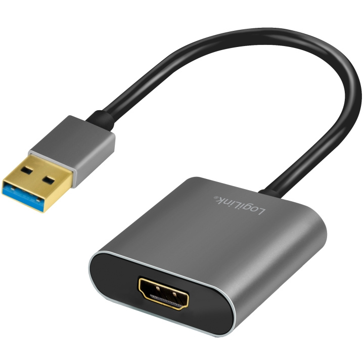 LogiLink USB-A 3.0 -> HDMI-Hona Adapter ryhmässä KODINELEKTRONIIKKA / Kaapelit & Sovittimet / HDMI / Sovittimet @ TP E-commerce Nordic AB (C08659)