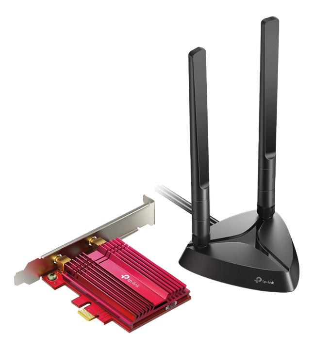 AX3000 Wi-Fi 6 Bluetooth 5.0 PCIe Adapter ryhmässä TIETOKOONET & TARVIKKEET / Verkko / Verkkokortti / PCI Express langaton @ TP E-commerce Nordic AB (C16270)