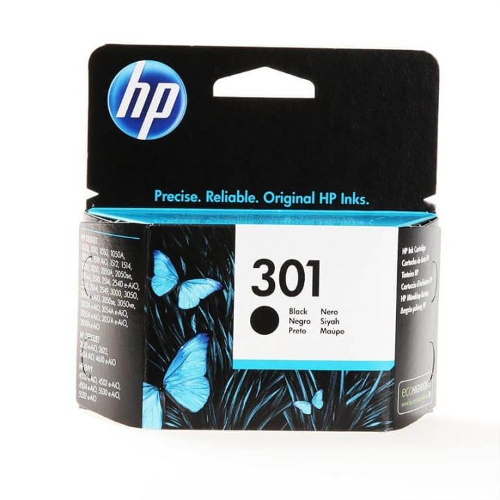 HP Musteet CH561EE 301 Musta ryhmässä TIETOKOONET & TARVIKKEET / Tulostimet & Tarvikkeet / Musteet ja väriaineet / Mustepatruunat / HP @ TP E-commerce Nordic AB (C17310)