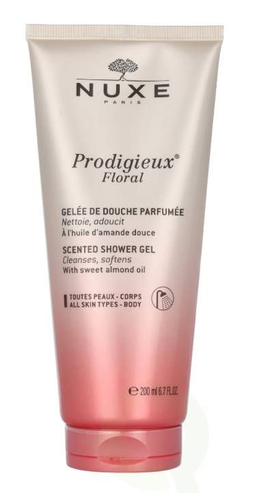 Nuxe Prodigieux Floral Scented Shower gel 200 ml ryhmässä KAUNEUS JA TERVEYS / Ihonhoito / Kehon hoito / Kylpy- ja suihkugeelit @ TP E-commerce Nordic AB (C37960)