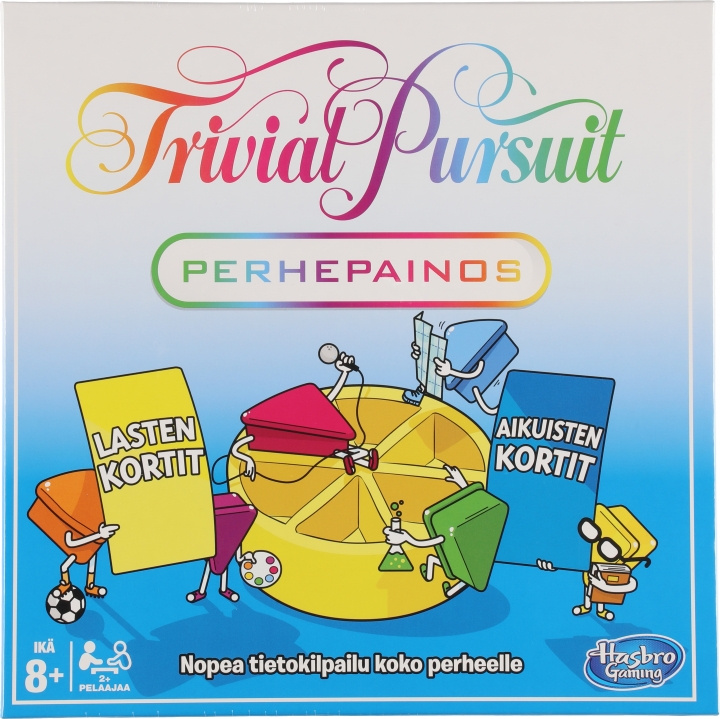 Hasbro Trivial Pursuit Perhepainos -tietopeli, 2017 FI ryhmässä LELUT, TUOTTEET LAPSILLE JA VAUVOILLE / Leikkikalut, Askartelu &Pelit / Seurapelit / Perhepelit @ TP E-commerce Nordic AB (C38456)