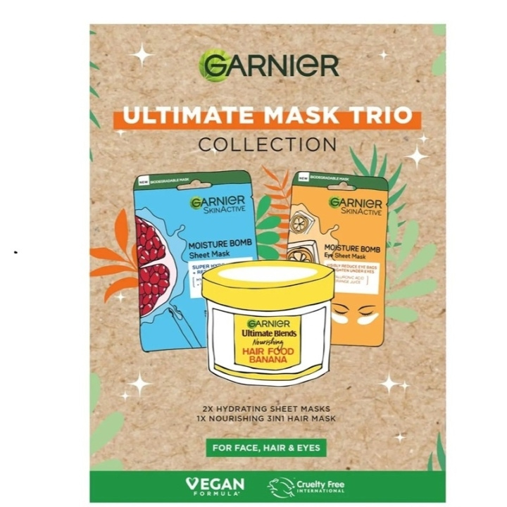 Garnier Ultimate Mask Trio 3pcs ryhmässä KAUNEUS JA TERVEYS / Ihonhoito / Kasvot / Naamiot @ TP E-commerce Nordic AB (C54111)