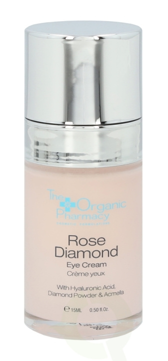 The Organic Pharmacy Rose Diamond Eye Cream 15 ml With Hyaluronic Acid ryhmässä KAUNEUS JA TERVEYS / Ihonhoito / Kasvot / Silmät @ TP E-commerce Nordic AB (C56218)