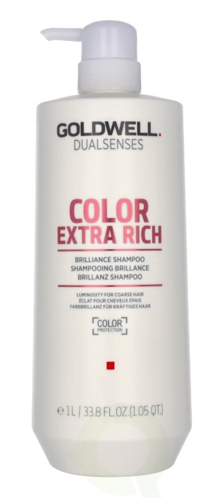 Goldwell Dualsenses Color Extra Rich Brilliance Shampoo 1000 ml ryhmässä KAUNEUS JA TERVEYS / Hiukset &Stailaus / Hiustenhoito / Shampoo @ TP E-commerce Nordic AB (C64371)