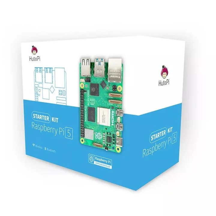 raspberrypi Pi5 Starter kit for Rasperry Pi5 4GB ryhmässä TIETOKOONET & TARVIKKEET / Tietokoneen komponentit / Raspberry Pi @ TP E-commerce Nordic AB (C65231)