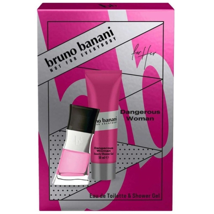 Bruno Banani Giftset Bruno Banani Dangerous Woman Edt 30ml + Shower Gel 50ml ryhmässä KAUNEUS JA TERVEYS / Lahjapakkaukset / Naisten lahjapakkaukset @ TP E-commerce Nordic AB (C65698)