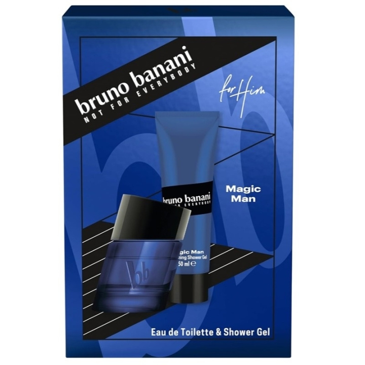 Bruno Banani Giftset Bruno Banani Magic Man Edt 30ml + Shower Gel 50ml ryhmässä KAUNEUS JA TERVEYS / Lahjapakkaukset / Miesten lahjapakkaukset @ TP E-commerce Nordic AB (C65701)