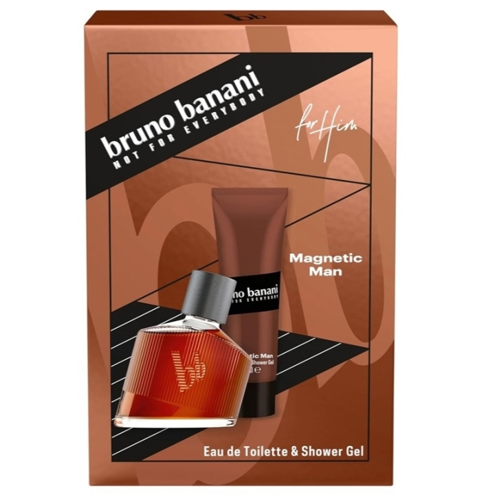 Bruno Banani Giftset Bruno Banani Magnetic Man Edt 30ml + Shower Gel 50ml ryhmässä KAUNEUS JA TERVEYS / Lahjapakkaukset / Miesten lahjapakkaukset @ TP E-commerce Nordic AB (C65703)