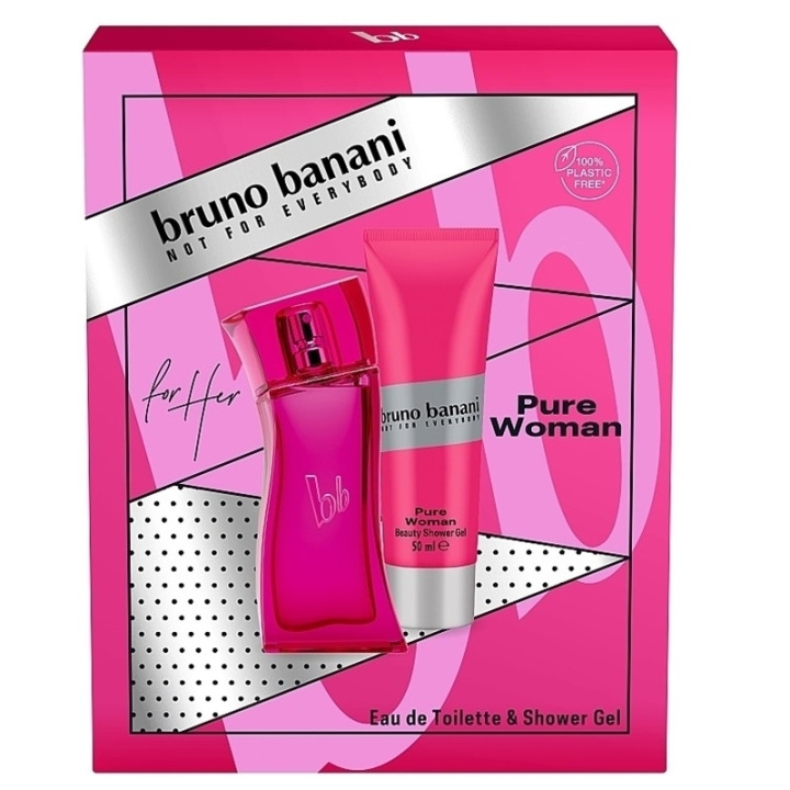 Bruno Banani Giftset Bruno Banani Pure Woman Edt 30ml + Shower Gel 50ml ryhmässä KAUNEUS JA TERVEYS / Lahjapakkaukset / Naisten lahjapakkaukset @ TP E-commerce Nordic AB (C65707)