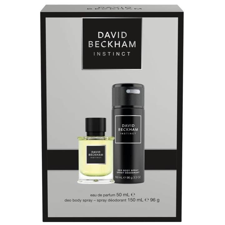 David Beckham Giftset David Beckham Instinct Edp 50ml + Deo Spray 150ml ryhmässä KAUNEUS JA TERVEYS / Lahjapakkaukset / Miesten lahjapakkaukset @ TP E-commerce Nordic AB (C65713)