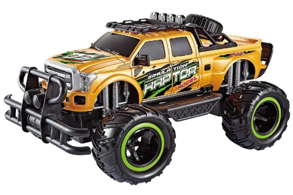 Mini Raptor R Toy Osta TEC-TOY Raptor R/C 1:12, 2,4GHz 7,4V Li-Ion - keltainen (471403) | Tek