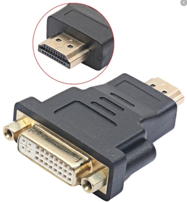 NORDIQZENZ-sovitin - HDMI (uros) DVI-I Dual Link (naaras)