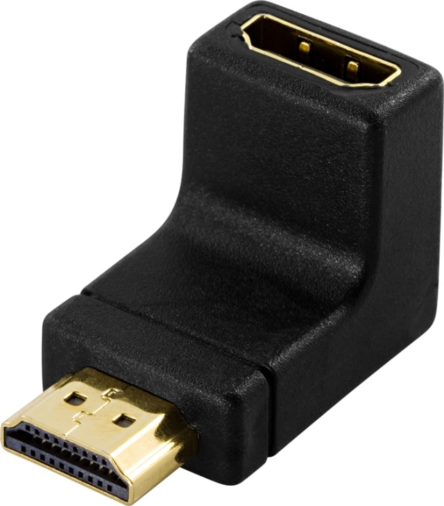DeLOCK Sukupuolenvaihtaja HDMI-liitokselle, 19-pin u>n, kulma