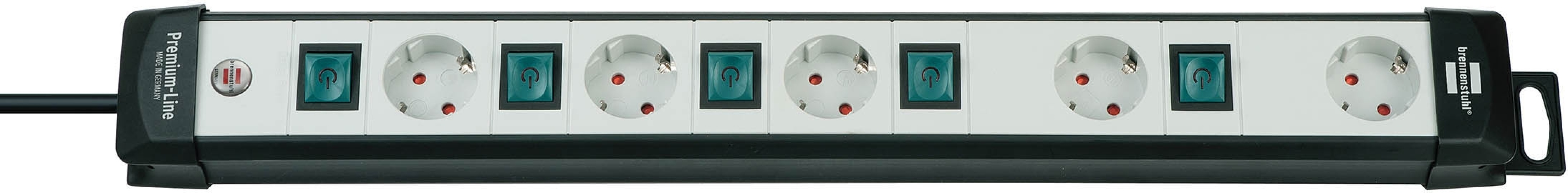 Brennenstuhl Premium Line Technics, virtapaneeli, 5xCEE 7/4, 1xCEE 7/7