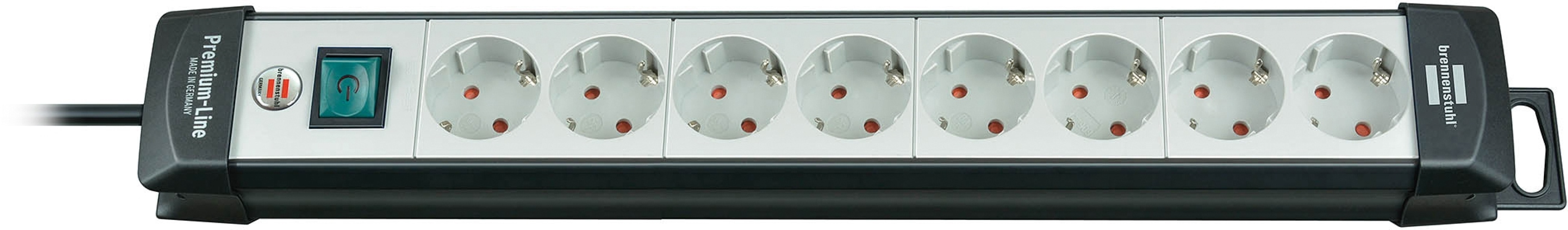 Brennenstuhl virtapaneeli, 8xCEE 7/4 pistoketta,1xCEE 7/7, 5m, mu/harm