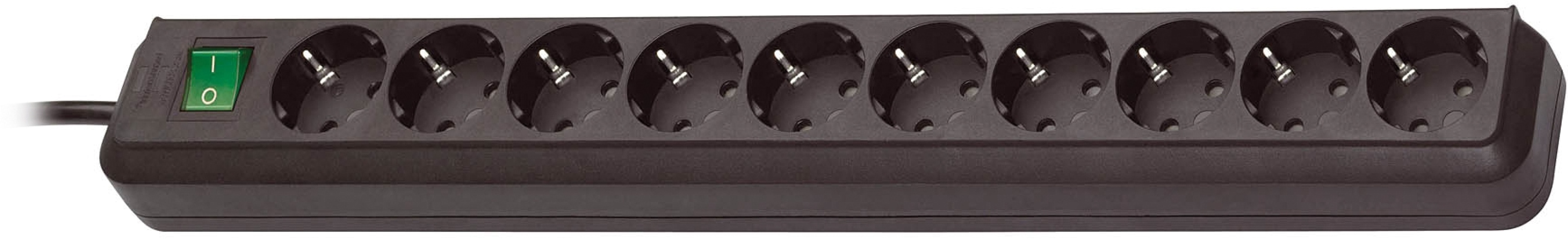 Brennenstuhl Eco-Line virtapaneeli, 10xCEE 7/4-1xCEE 7/7, 3m, mu
