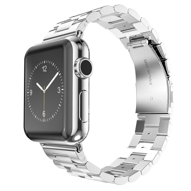 Kelloranneke ruostumattomasta teräksestä Apple Watchiin, 42/44/45mm
