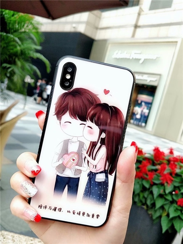 Karkaistu lasi, TPU, iPhone 7/8/SE(2.), Daisy