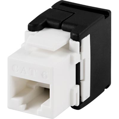 DELTACO Keystone-liitinmoduuli, UTP Cat6, työkaluton asennus