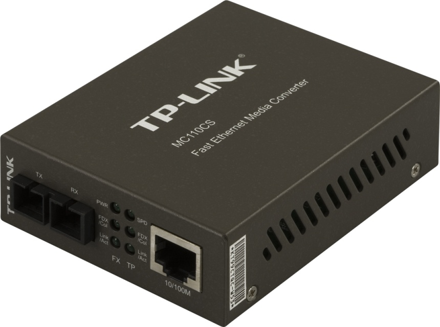 TP-LINK mediamuunnin kuitu SC singlemode - TP(RJ45), 10/100 Mbps 20 km