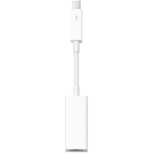 Apple Thunderbolt till Gigabit ethernet adapter, vit