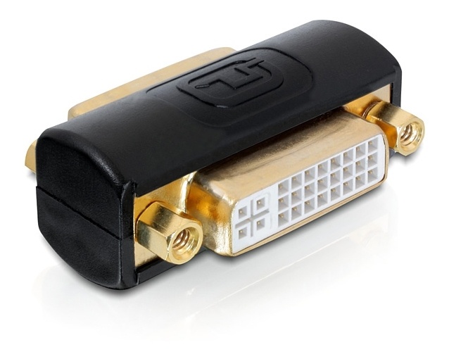 Delock Adapteri Dual Link, DVI naa-naa, 24+5, musta