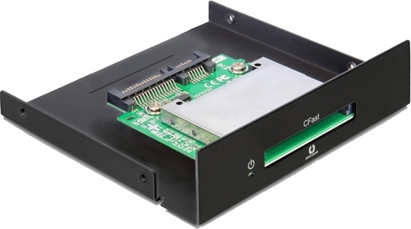 DeLOCK muistikortinlukija, sisäinen/3,5", SATA, CFast, 1 paikka