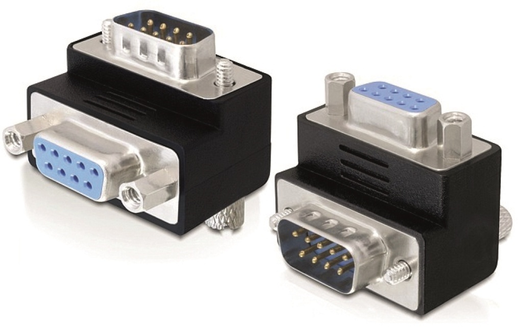 DeLOCK sovitin, DB9 ur - DB9 na, kulma 270 astetta, mu