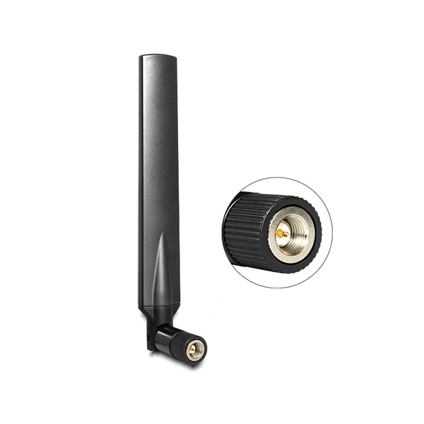 DeLOCK LTE antenni, SMA-kontakti ur, ympärisäteilevä, musta