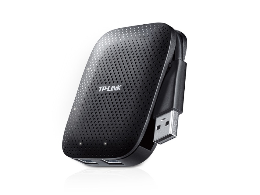 TP-Link UH400 - 4-porttinen USB 3.0 -hubi, musta
