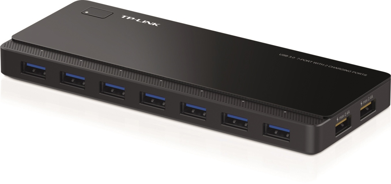 TP-LINK UH720 - 7-portin USB 3.0 hubi, musta