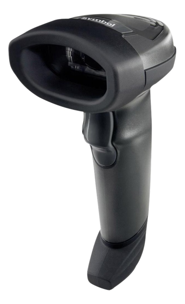 Zebra LI2208 1D lineaarinen viivakoodinlukija USB:llä, musta/harmaa