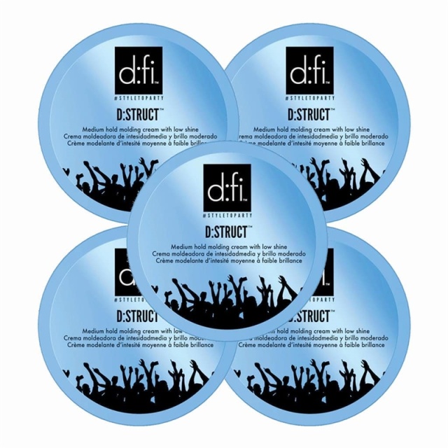 5-pack D:fi D:struct Molding Cream Blå Stor 150g