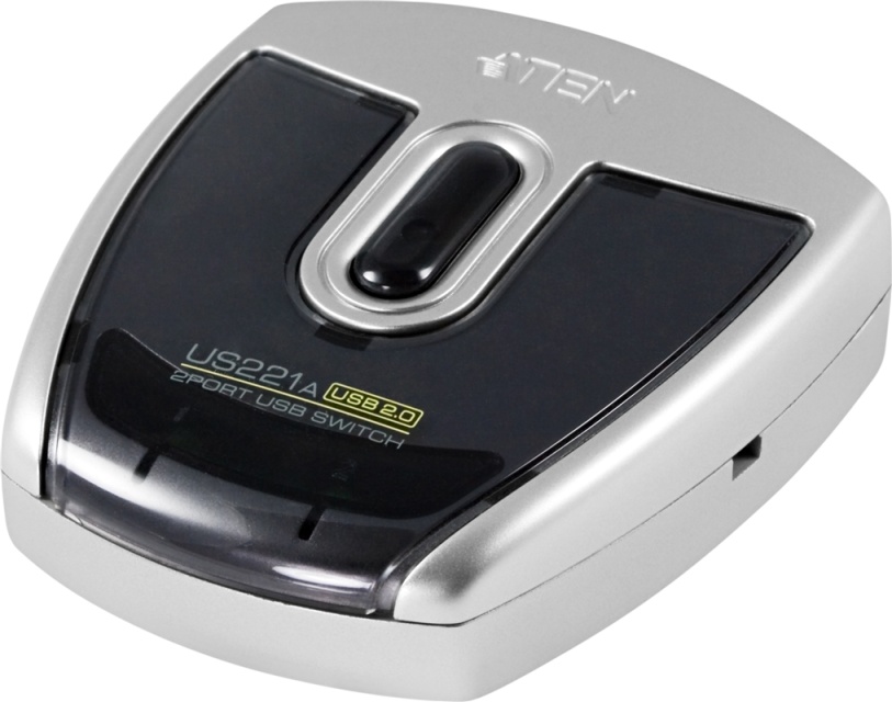 ATEN manuaalinen USB 2.0 -kytkin, 2 > 1