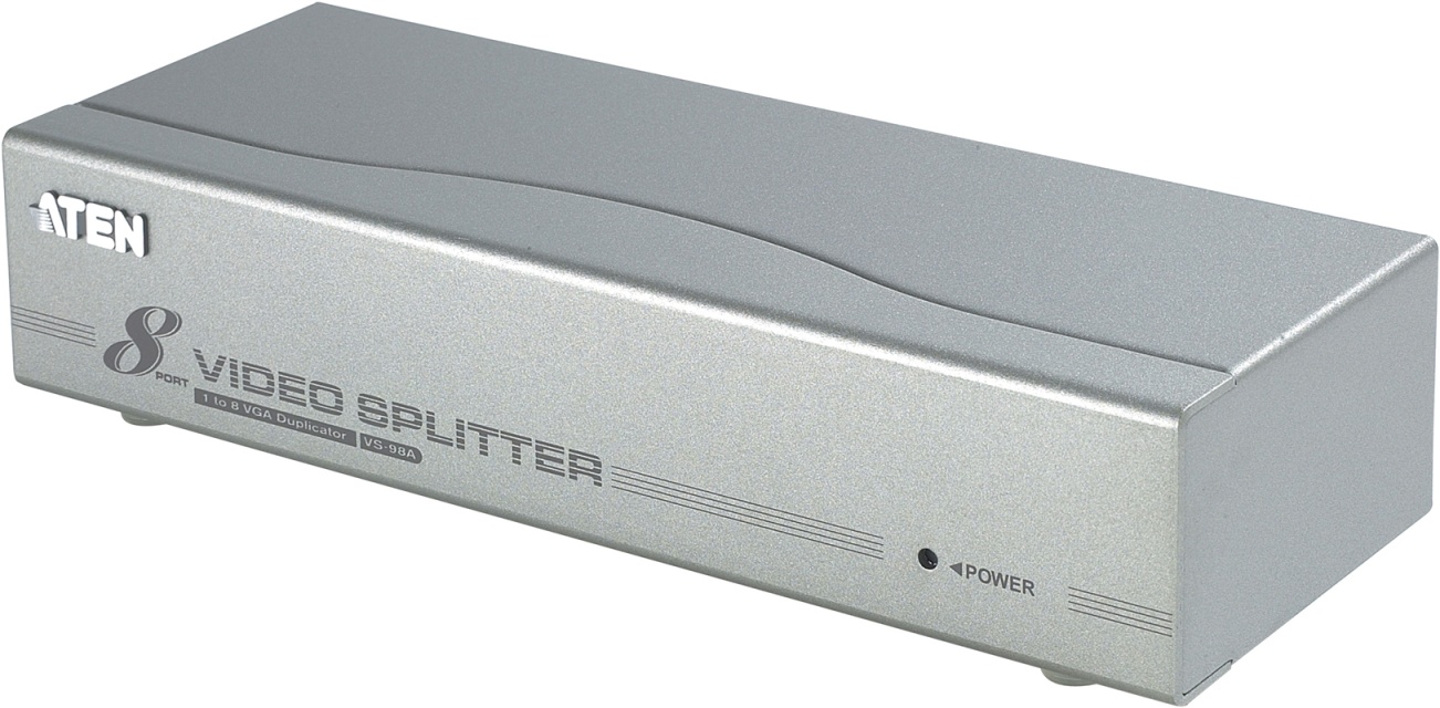 ATEN VGA jakaja/splitter 1-8, 1280x1024, HD15 uros - 8x HD15 naaras