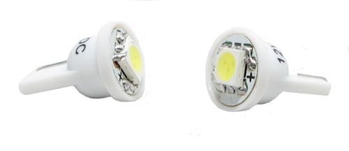 LED-paikannusvalo, pistorasia W5W, 1-LED (2-pack) Valkoinen (2-pack)
