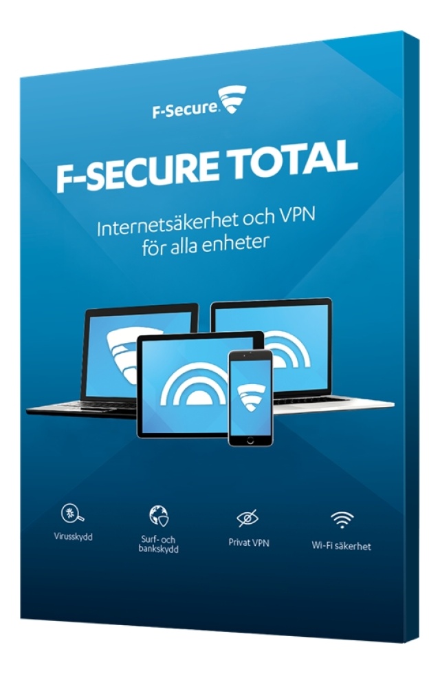 F-Secure TOTAL 1 vuosi, 15 laitetta