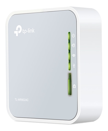 TP-link WR902AC langaton matkareititin, kaksitaajuus, valkoinen