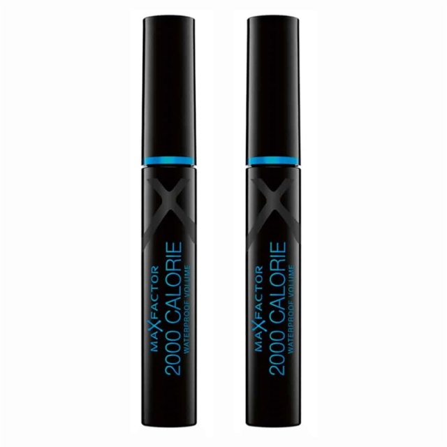 Max Factor 2-pack Max Factor 2000 kalorin ripsiväri Vedenkestävä musta 9ml
