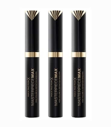 3-pack Max Factor Masterpiece Max Mascara Black 7,2ml
